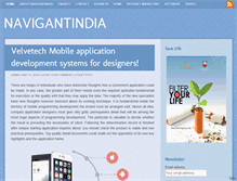 Tablet Screenshot of navigantindia.com